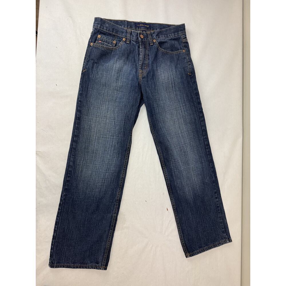 Slim Straight Fit Jeans U.S. Polo Assn. Men Classic Clean-Cut Mid-Rise Size 31